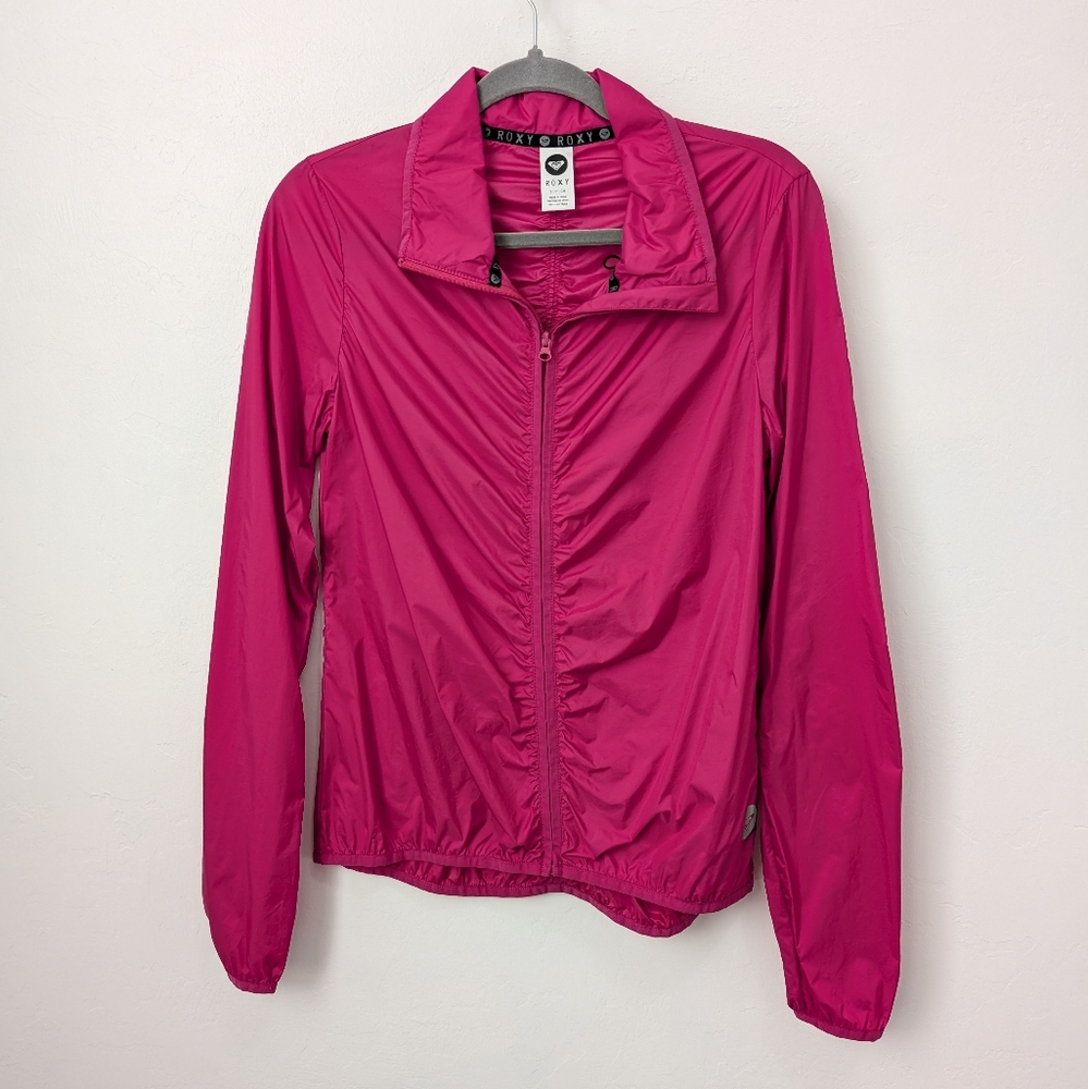 Roxy Bright Pink Women's Outdoor Jacket Lightweight Dry Fit  Size Small